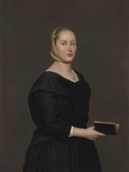 portrait-of-donna-alba-regina-del-ferro-three-quarter-length-in-a-black-dress-holding-a-book