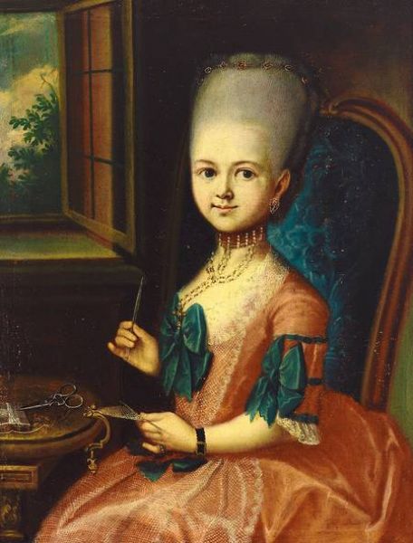 portrait-eines-jungen-madchens-bei-der-handarbeit