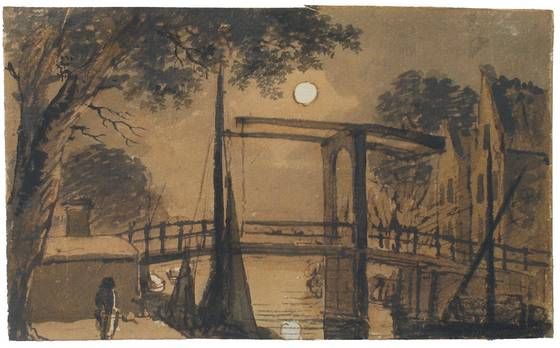 dutch-bridge-in-the-moonlight