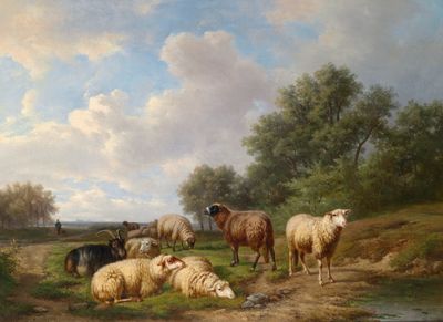 landscape-with-resting-sheep
