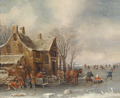 dutch-winter-landscape-with-ice-skaters-on-a-frozen-river