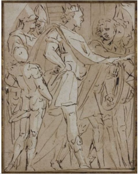 scene-de-l-histoire-ancienne-avec-un-roi-dans-un-cortege
