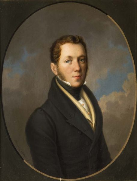 biedermeier-herrenportrat