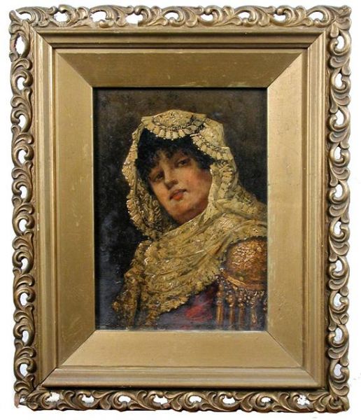 a-senorita-in-a-cream-lace-mantilla