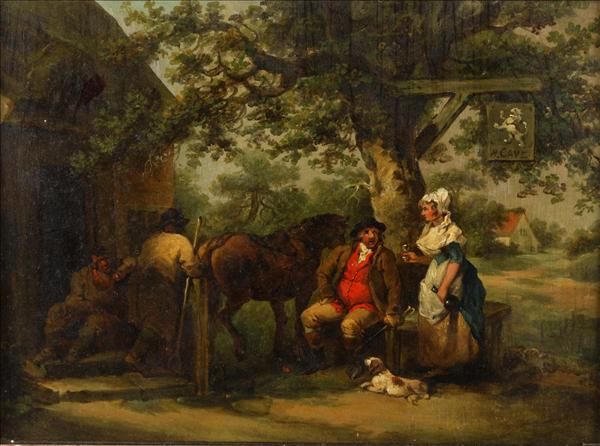 travellers-outside-a-tavern