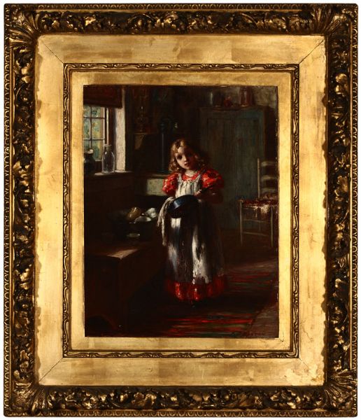 portrait-of-a-little-girl-washing-a-pot-in-a-kitchen-interior