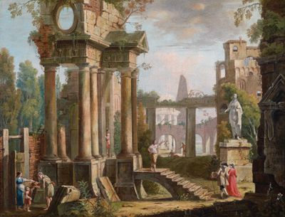 an-architectural-capriccio-with-figural-group
