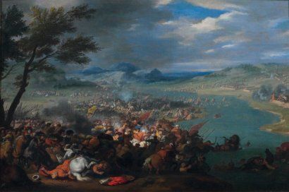 bataille-au-bord-du-danube-entre-l-armee-turque-de-kara-mustapha-et-celle-de-jean-sobieski-roi-de-pologne
