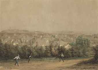boys-playing-on-a-lane-above-st-helier-with-fort-regent-and-elizabeth-castle-beyond