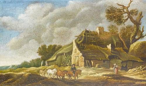 a-traveller-on-a-country-path-leaving-a-barn