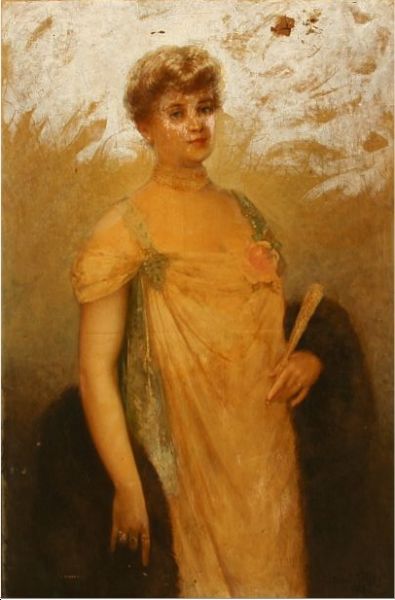 portrait-of-an-elegant-lady-in-a-company-dress