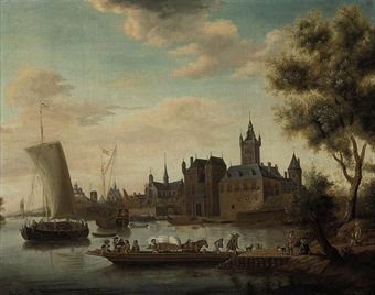 a-coastal-landscape-with-shipping-beside-a-city
