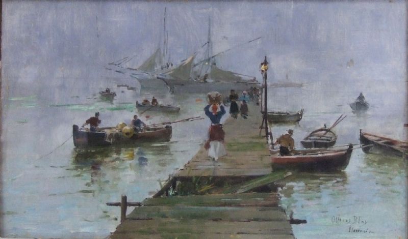 fishing-boats-and-figures-on-a-wooden-jetty-other-ships-to-background