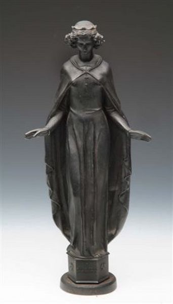 a-bronze-model-of-saint-barbara