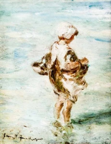 wading-girl