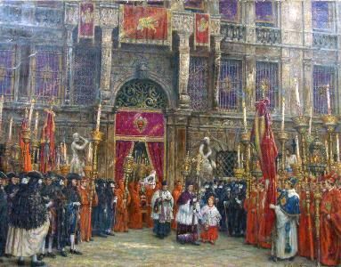 une-procession-a-venise
