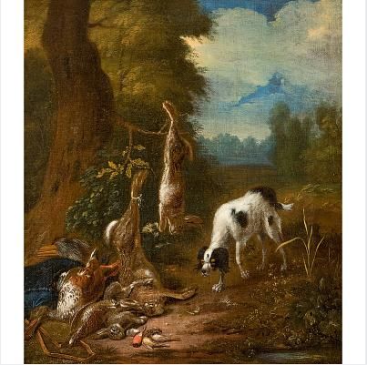 hunting-still-life-with-dog