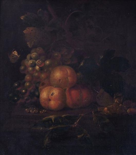 still-life-of-fruit-on-a-ledge