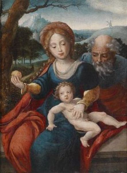 the-holy-family-in-a-mountainous-landscape