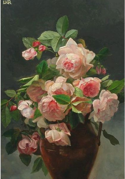 still-life-with-pink-roses