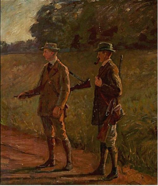 two-hunters-on-a-road