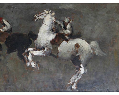 a-rearing-horse