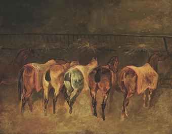 horses-in-a-stable