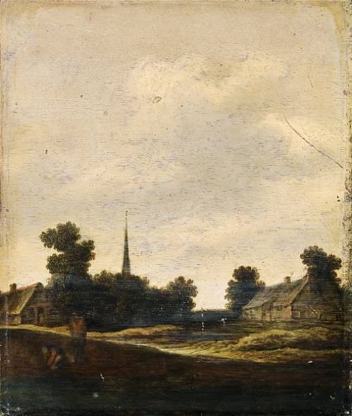 peasants-before-a-country-village