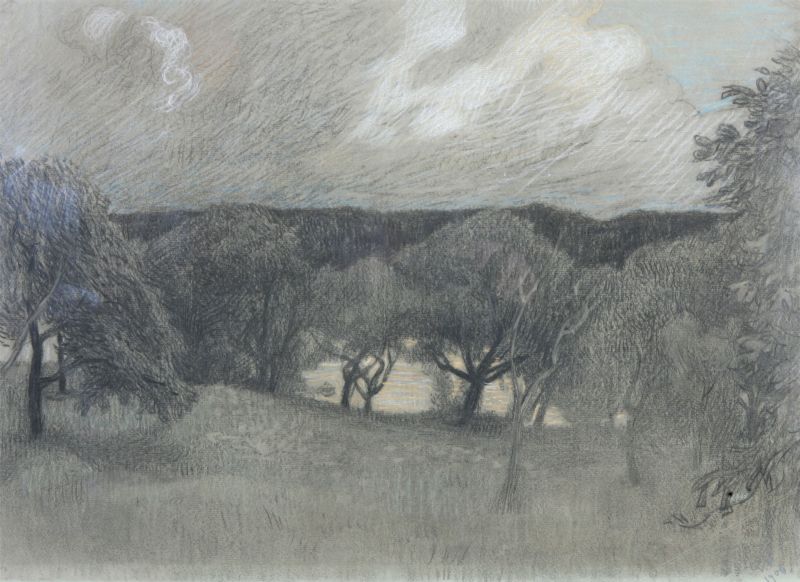 skymningslandskap