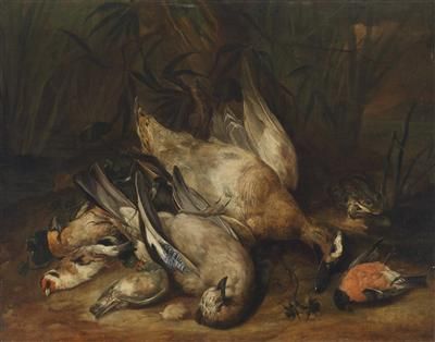 a-hunting-still-life-with-shot-wildfowl
