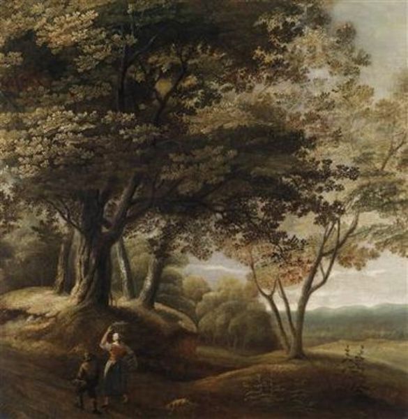 wooded-landscape-with-travellers
