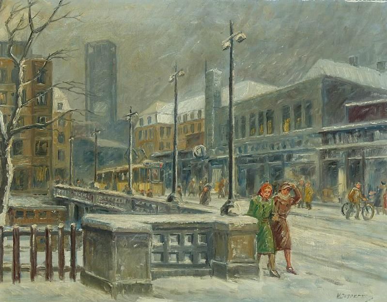 city-scenery-from-aarhus-with-persons-and-a-tram