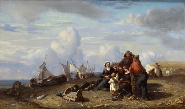famille-de-pecheurs-pres-d-etretat