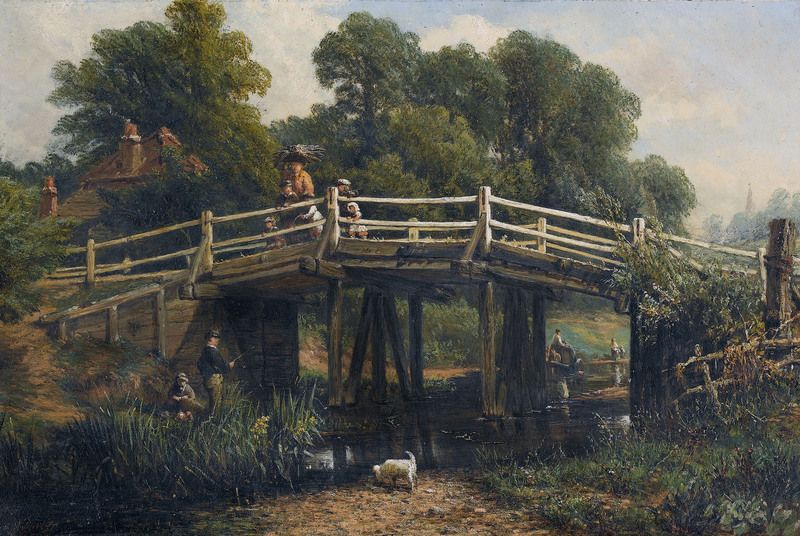 landschaft-mit-holzbrucke-und-staffage