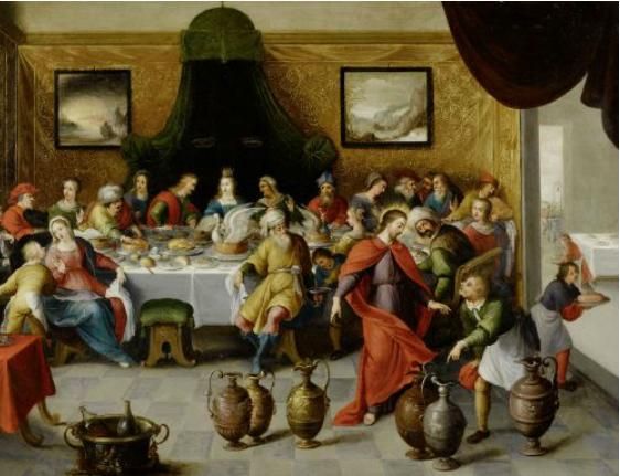 the-wedding-at-canaan-with-the-miracle-of-the-water-into-wine