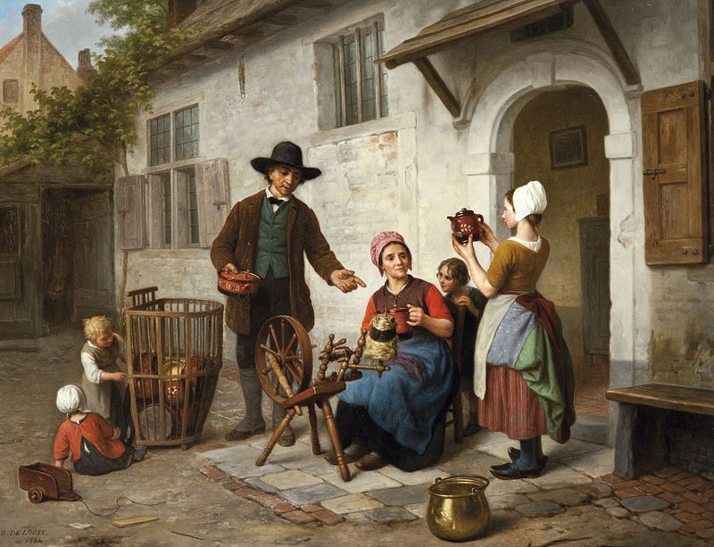 le-vendeur-de-poteries-1884