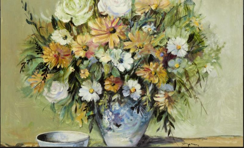 still-life-of-orange-and-white-flowers