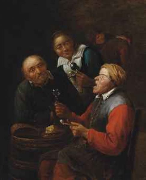 peasants-in-an-interior-smoking-and-drinking