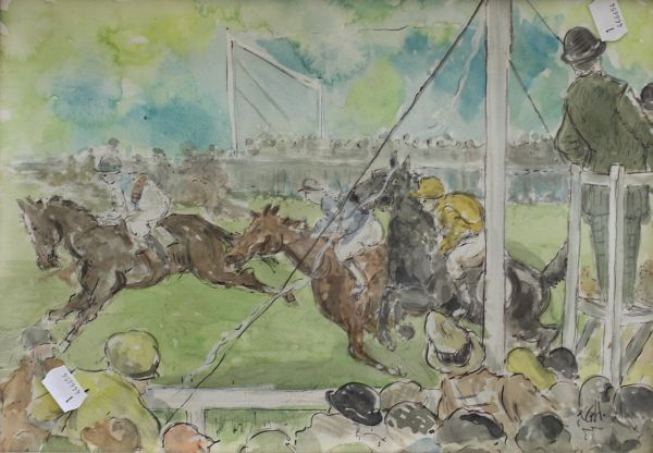 a-horse-racing-scene