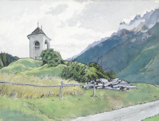 a-landscape-and-a-town-view-two-works