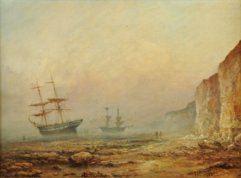 coastal-scene-with-figures-and-sailing-vessels