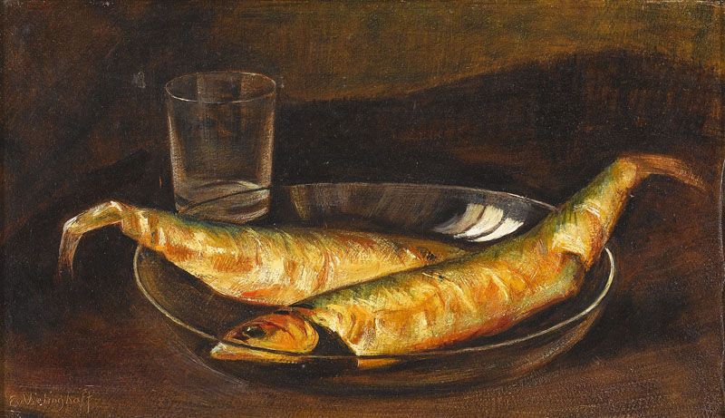 stillleben-mit-zwei-fischen-und-becherglas