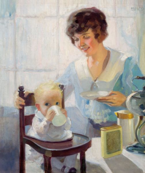 mother-and-baby-at-breakfast