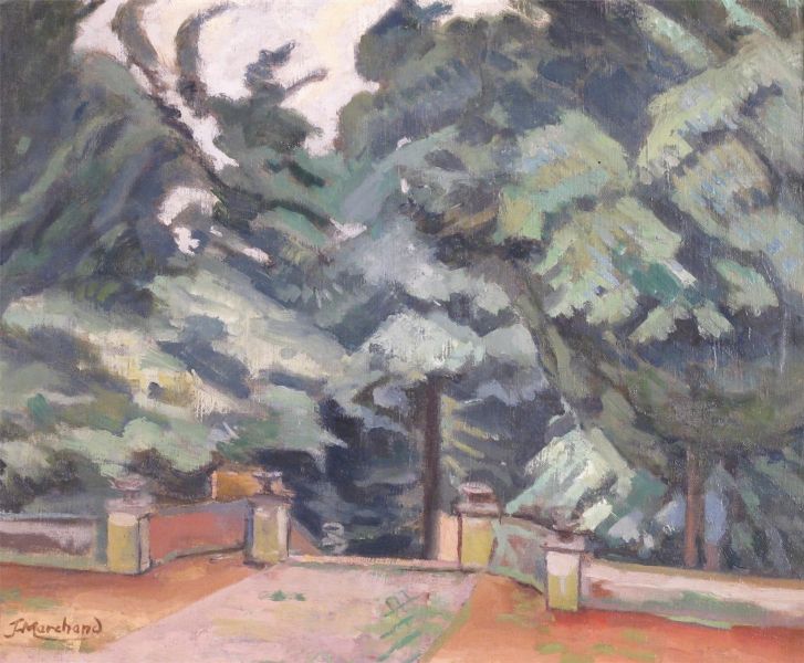 the-entrance-to-a-park