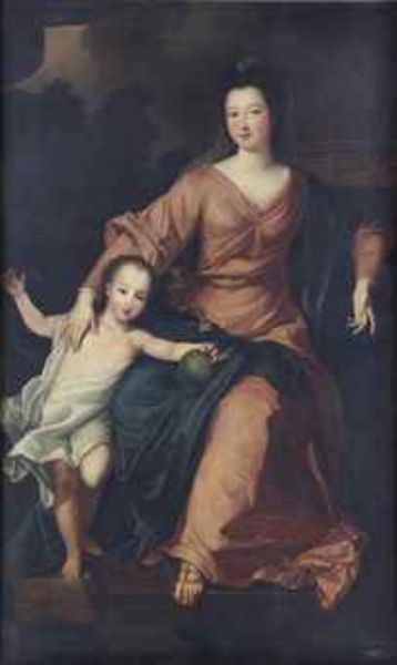 portrait-of-francoise-marie-de-bourbon-duchess-of-orleans-1677-1749-full-length-seated-in-an-red-dress-and-blue-robe-toget