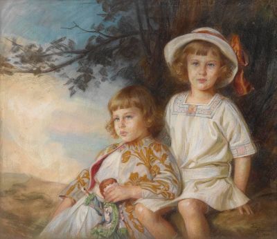zwei-kinder-der-familie-guilleaume