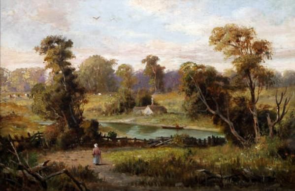 country-river-landscape-with-maid-on-a-path-before