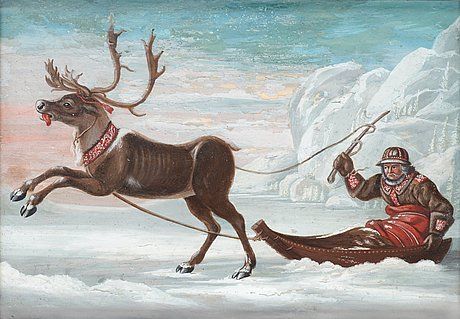 reindeer-with-a-sledge