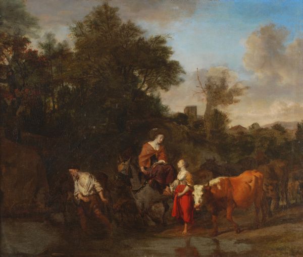 an-italianate-landscape-with-figures-herding-cattle