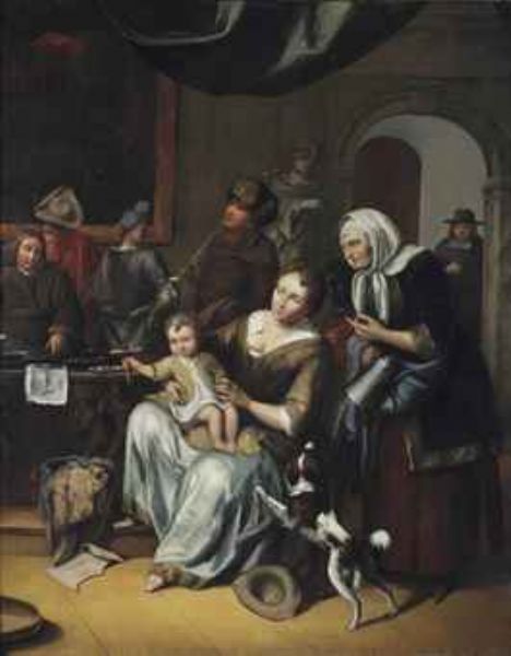 a-mother-and-child-and-other-figures-in-an-interior